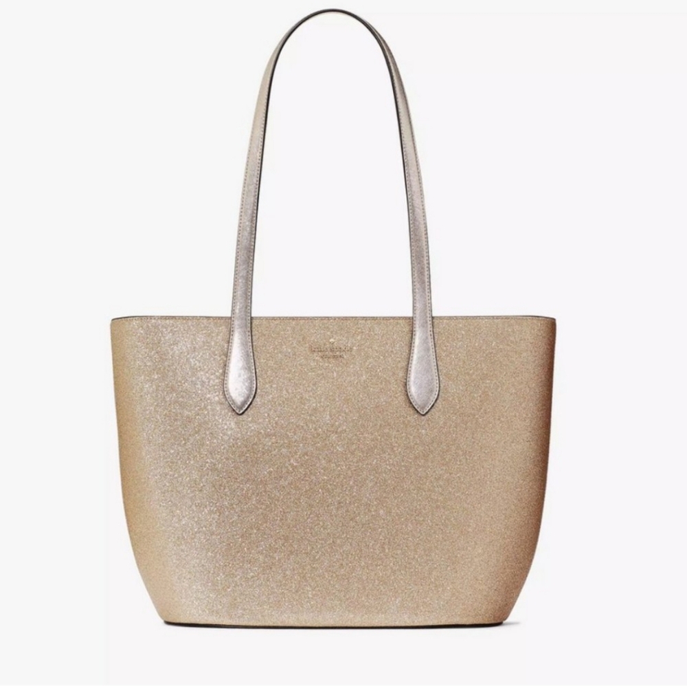Kate Spade Gold Glimmer Tote
